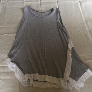 High cut tunic tank